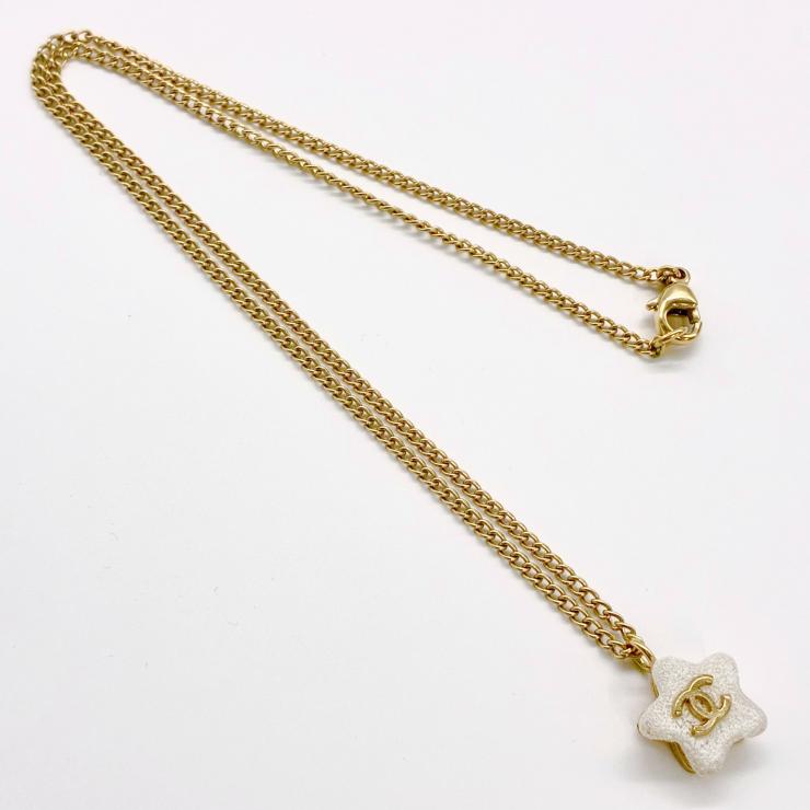 CHANEL シャネル ココマーク スター 03A 2003年 秋コレクション ネックレス アクセサリー ★美品★