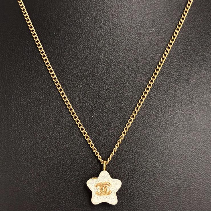 CHANEL シャネル ココマーク スター 03A 2003年 秋コレクション ネックレス アクセサリー ★美品★