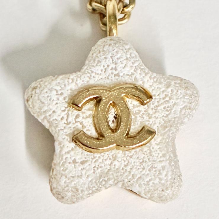 CHANEL シャネル ココマーク スター 03A 2003年 秋コレクション ネックレス アクセサリー ★美品★