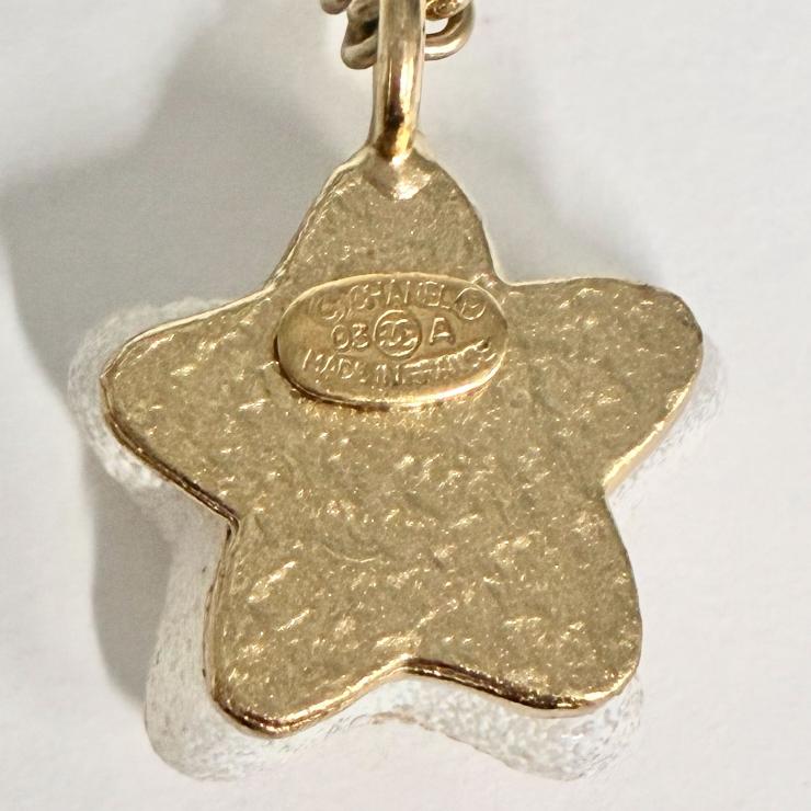 CHANEL シャネル ココマーク スター 03A 2003年 秋コレクション ネックレス アクセサリー ★美品★