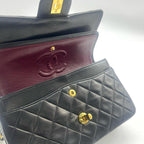 CHANEL シャネル マトラッセ23 Wフラップ Wチェーンショルダーバッグ ラムスキン ゴールド金具 2番台 ヴィンテージ ★ギャラ付★