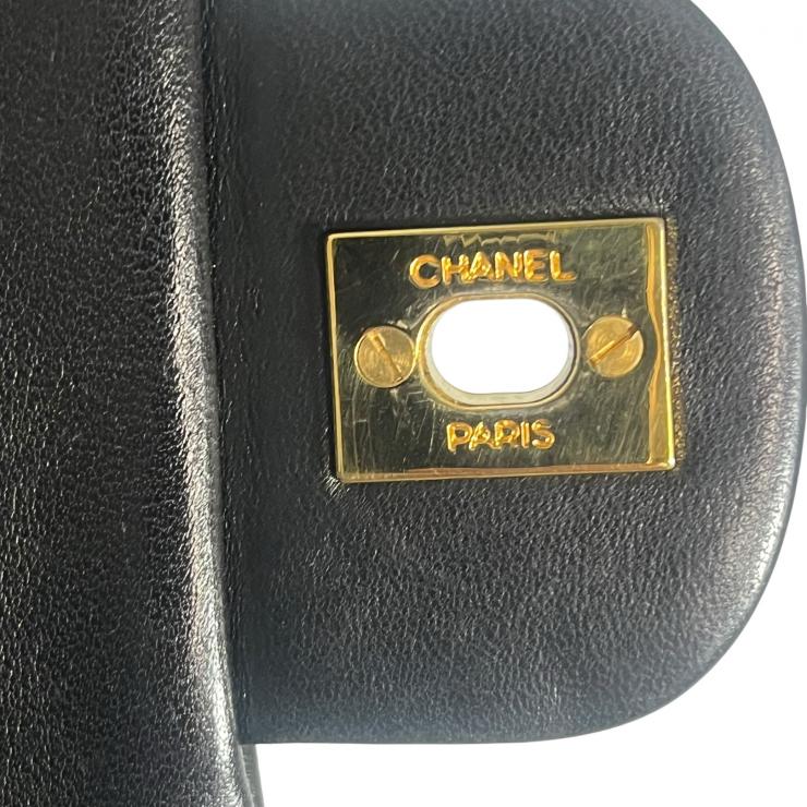 CHANEL シャネル マトラッセ23 Wフラップ Wチェーンショルダーバッグ ラムスキン ゴールド金具 2番台 ヴィンテージ ★ギャラ付★