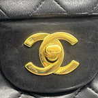 CHANEL シャネル マトラッセ23 Wフラップ Wチェーンショルダーバッグ ラムスキン ゴールド金具 2番台 ヴィンテージ ★ギャラ付★
