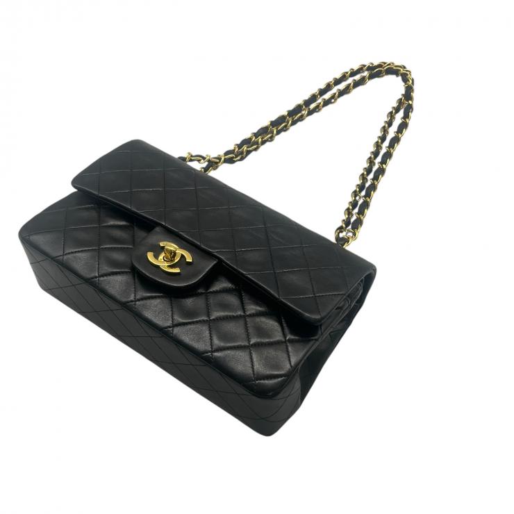CHANEL シャネル マトラッセ23 Wフラップ Wチェーンショルダーバッグ ラムスキン ゴールド金具 2番台 ヴィンテージ ★ギャラ付★
