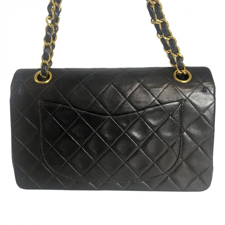 CHANEL シャネル マトラッセ23 Wフラップ Wチェーンショルダーバッグ ラムスキン ゴールド金具 2番台 ヴィンテージ ★ギャラ付★