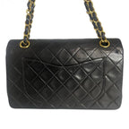 CHANEL シャネル マトラッセ23 Wフラップ Wチェーンショルダーバッグ ラムスキン ゴールド金具 2番台 ヴィンテージ ★ギャラ付★