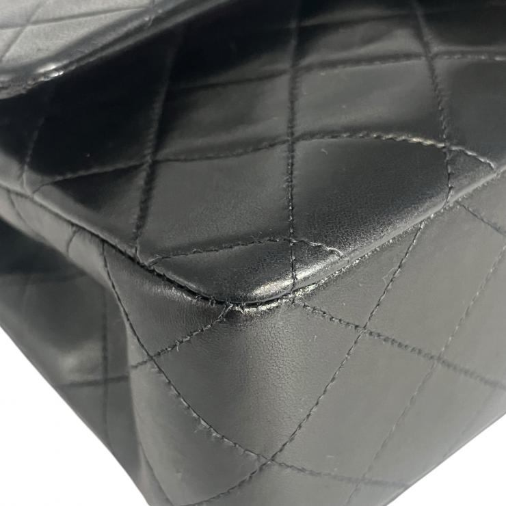 CHANEL シャネル マトラッセ23 Wフラップ Wチェーンショルダーバッグ ラムスキン ゴールド金具 2番台 ヴィンテージ ★ギャラ付★