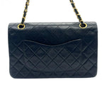 CHANEL シャネル マトラッセ25 ラムスキン レザー Wフラップ Wチェーン ショルダーバッグ バッグ ゴールド金具 1番台 ヴィンテージ A01112 ★ギャラ付★