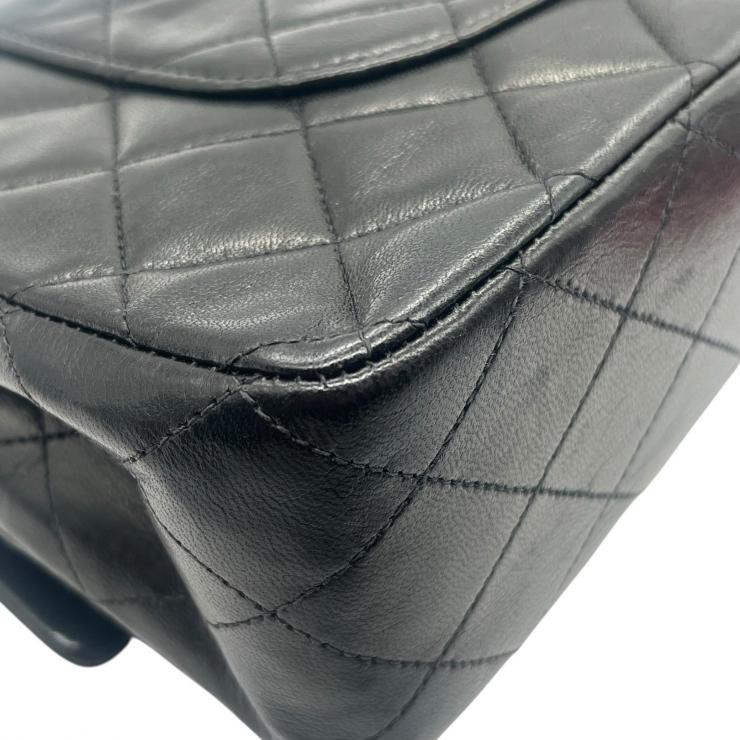 CHANEL シャネル マトラッセ25 ラムスキン レザー Wフラップ Wチェーン ショルダーバッグ バッグ ゴールド金具 A01112 ★3番台 ヴィンテージ★★希少品★