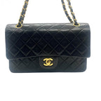 CHANEL シャネル マトラッセ25 ラムスキン レザー Wフラップ Wチェーン ショルダーバッグ バッグ ゴールド金具 A01112 ★3番台 ヴィンテージ★★希少品★