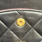 CHANEL シャネル マトラッセ25 ラムスキン レザー Wフラップ Wチェーン ショルダーバッグ バッグ ゴールド金具 A01112 ★3番台 ヴィンテージ★★希少品★