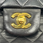 CHANEL シャネル マトラッセ25 ラムスキン レザー Wフラップ Wチェーン ショルダーバッグ バッグ ゴールド金具 A01112 ★3番台 ヴィンテージ★★希少品★