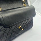 CHANEL シャネル マトラッセ25 ラムスキン レザー Wフラップ Wチェーン ショルダーバッグ バッグ ゴールド金具 A01112 ★3番台 ヴィンテージ★★希少品★