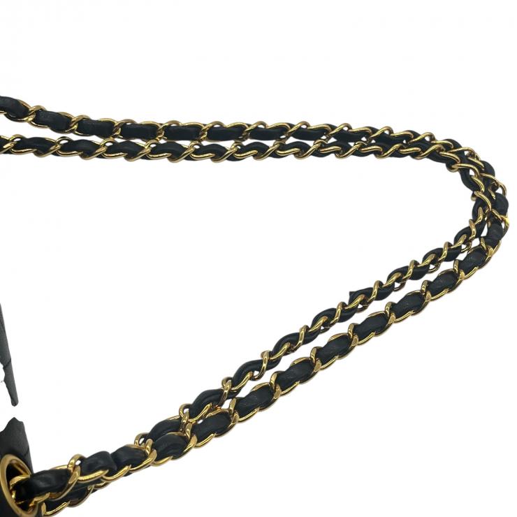 CHANEL シャネル マトラッセ25 ラムスキン レザー Wフラップ Wチェーン ショルダーバッグ バッグ ゴールド金具 A01112 ★3番台 ヴィンテージ★★希少品★