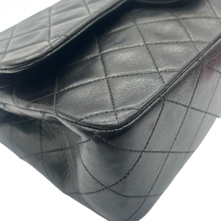 CHANEL シャネル マトラッセ25 ラムスキン レザー Wフラップ Wチェーン ショルダーバッグ バッグ ゴールド金具 A01112 ★3番台 ヴィンテージ★★希少品★