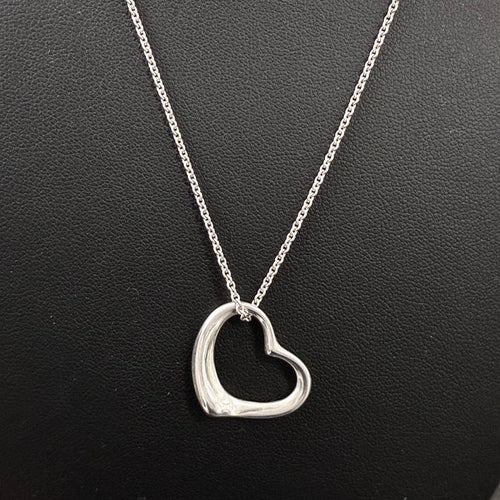 Tiffany&Co. ティファニー オープンハート 22mm ネックレス アクセサリー シルバー SV925 ★美品★