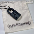 CHROME HEARTS クロムハーツ ラバー パドロック フレアニー シリコン ネックレス ブラック アクセサリー ★袋付★ ★人気高騰中★