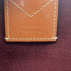 Burberry バーバリー ノバチェック ロンドン ミニ キャンバスxレザー 2WAY ハンドバッグ トートバッグ ブラウン ★美品★