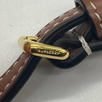 Burberry バーバリー ノバチェック ロンドン ミニ キャンバスxレザー 2WAY ハンドバッグ トートバッグ ブラウン ★美品★