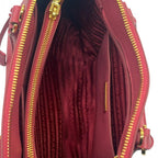 PRADA プラダ サフィアーノ レザー 2WAYハンドバッグ ショルダーバッグ ピンク ゴールド金具 ★美品★