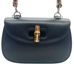 GUCCI グッチ バンブー ターンロック ハンドバック ショルダーバッグ 2way 409398 204991 ★美品★