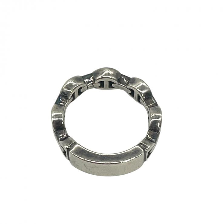 HOORSENBUHS ホーセンブース DAME TRI-LINK ダム トライリンク モノグラム シルバー 925 リング 指輪 アクセサリー 6号 ★美品★★袋付★