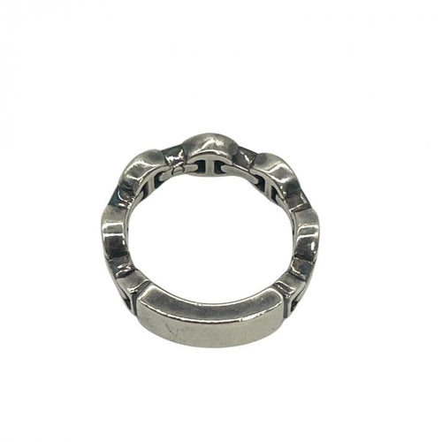 HOORSENBUHS ホーセンブース DAME TRI-LINK ダム トライリンク モノグラム シルバー 925 リング 指輪 アクセサリー 6号 ★美品★★袋付★