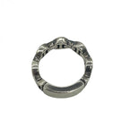 HOORSENBUHS ホーセンブース DAME TRI-LINK ダム トライリンク モノグラム シルバー 925 リング 指輪 アクセサリー 6号 ★美品★★袋付★