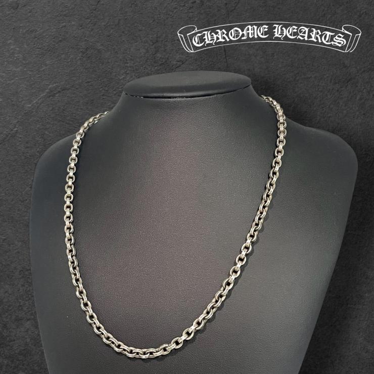 CHROME HEARTS クロムハーツ ペーパーチェーン PAPER CHAIN ネックレス 20インチ シルバー SV925 14K ★美品★