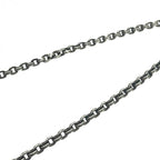 CHROME HEARTS クロムハーツ ペーパーチェーン PAPER CHAIN ネックレス 20インチ シルバー SV925 14K ★美品★