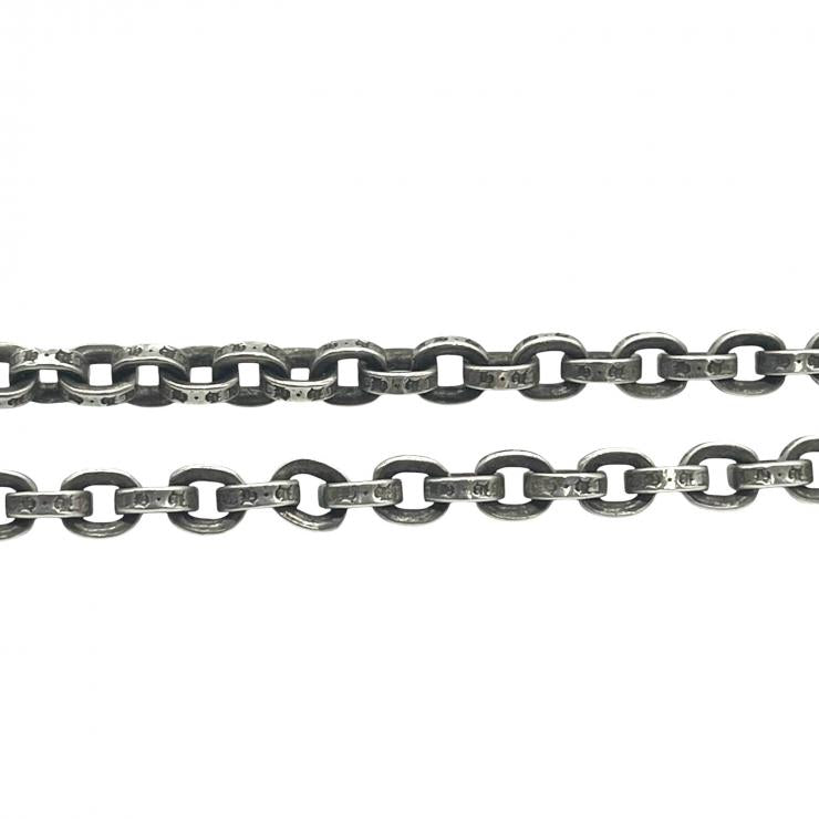 CHROME HEARTS クロムハーツ ペーパーチェーン PAPER CHAIN ネックレス 20インチ シルバー SV925 14K ★美品★
