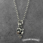 CHROME HEARTS クロムハーツ LT SWIVEL リップアンドタンスイベルチャーム ネックレス アクセサリー シルバー 925 ★美品★★ギャラ付★