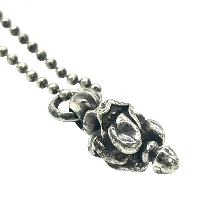 CHROME HEARTS クロムハーツ LT SWIVEL リップアンドタンスイベルチャーム ネックレス アクセサリー シルバー 925 ★美品★★ギャラ付★