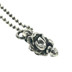 CHROME HEARTS クロムハーツ LT SWIVEL リップアンドタンスイベルチャーム ネックレス アクセサリー シルバー 925 ★美品★★ギャラ付★