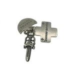 CHROME HEARTS クロムハーツ スリートリンケッツ ペンダントトップ アクセサリー ジュエリー シルバー 925 ★美品★