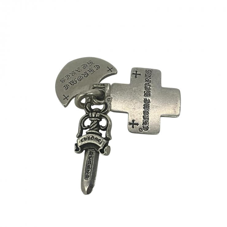 CHROME HEARTS クロムハーツ スリートリンケッツ ペンダントトップ アクセサリー ジュエリー シルバー 925 ★美品★