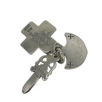 CHROME HEARTS クロムハーツ スリートリンケッツ ペンダントトップ アクセサリー ジュエリー シルバー 925 ★美品★