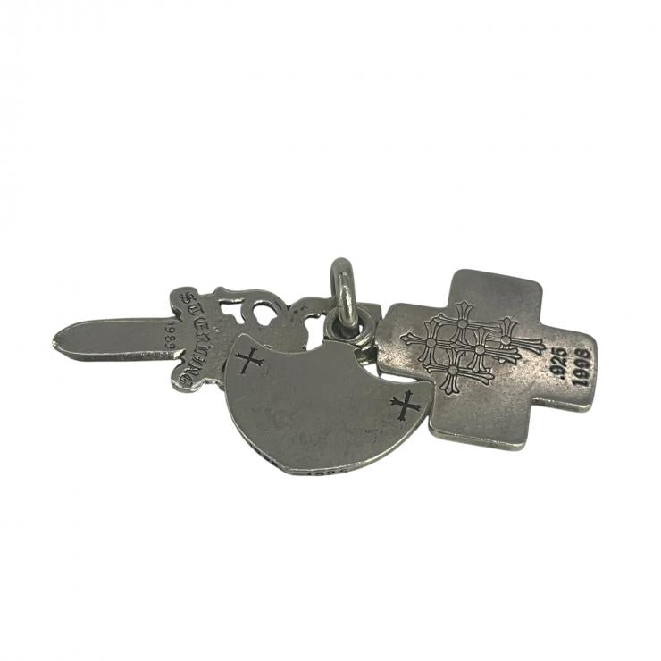 CHROME HEARTS クロムハーツ スリートリンケッツ ペンダントトップ アクセサリー ジュエリー シルバー 925 ★美品★