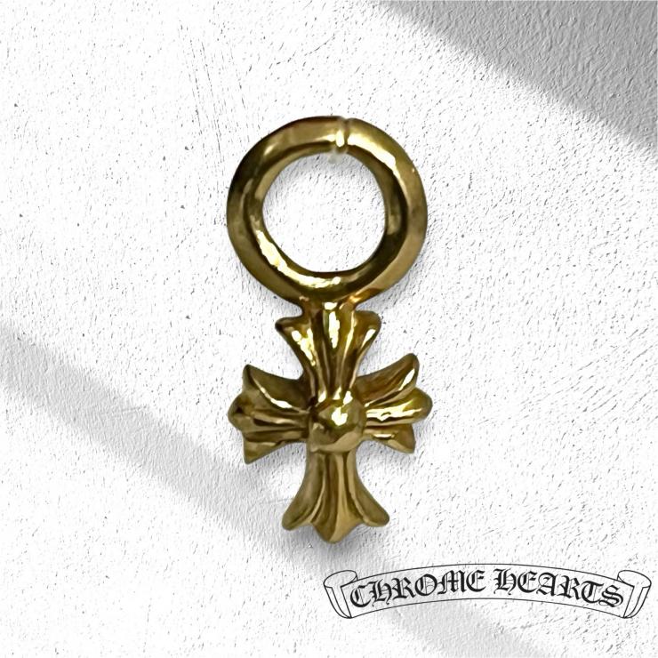 CHROMEHEARTS クロムハーツ スタックCHクロス STACK CH CROSS スタックチャーム ペンダントトップ アクセサリー 22K ★美品★