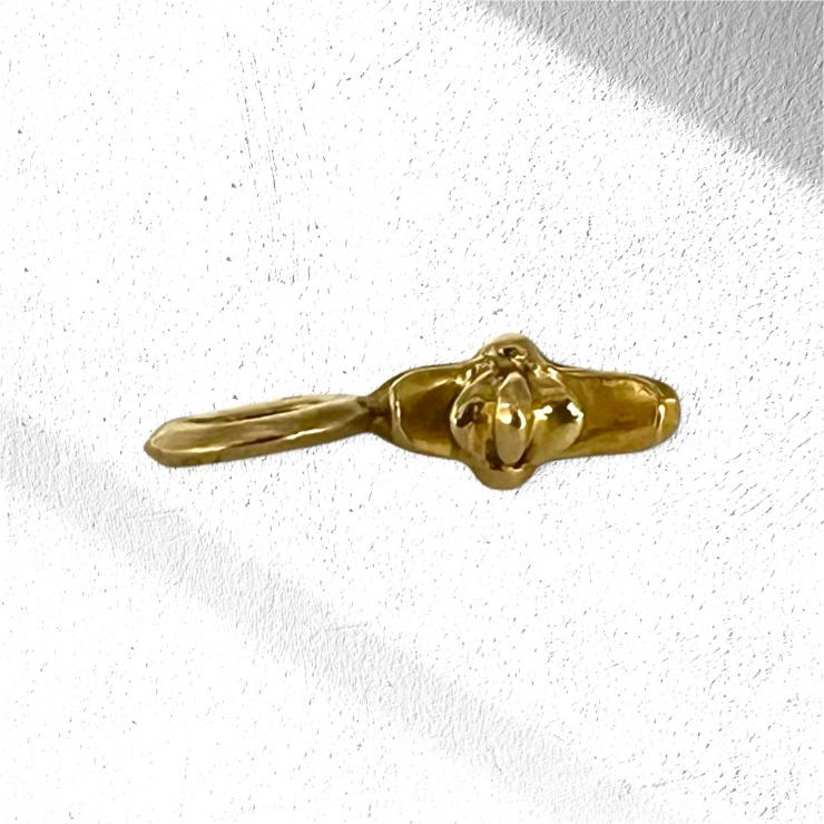 CHROMEHEARTS クロムハーツ スタックCHクロス STACK CH CROSS スタックチャーム ペンダントトップ アクセサリー 22K ★美品★