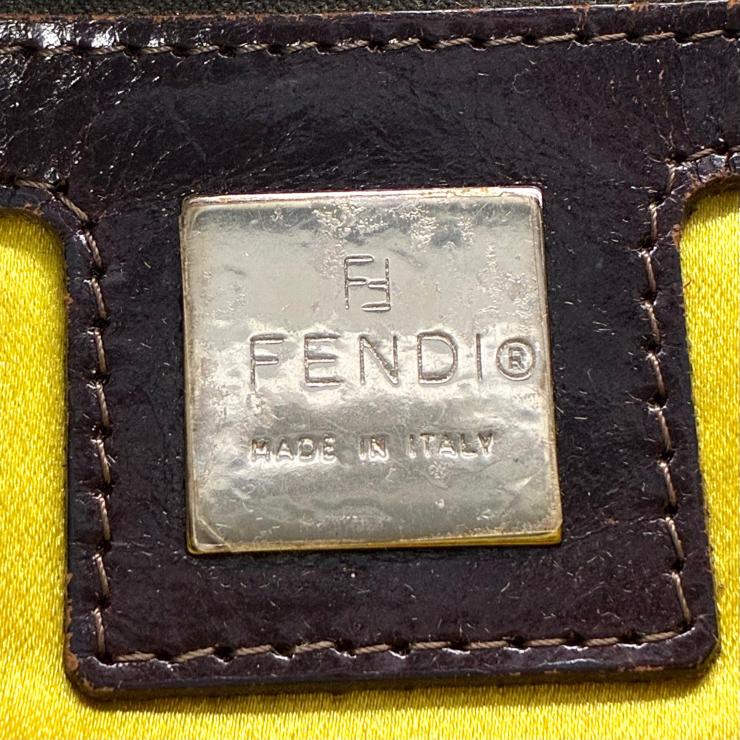 FENDI フェンディ マンマバケット デニム 花柄 フラワー 刺繍 ハンドバッグ マルチカラー シルバー金具 ★希少★