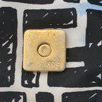FENDI フェンディ ジョシュアヴィーダスコラボ Joshua Vides ズッカ バゲット ミニ 2WAYバッグ 8BR784 ブルー ナイロン ★美品★
