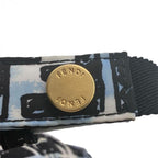 FENDI フェンディ ジョシュアヴィーダスコラボ Joshua Vides ズッカ バゲット ミニ 2WAYバッグ 8BR784 ブルー ナイロン ★美品★