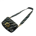 FENDI フェンディ ジョシュアヴィーダスコラボ Joshua Vides ズッカ バゲット ミニ 2WAYバッグ 8BR784 ブルー ナイロン ★美品★