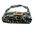 FENDI フェンディ ジョシュアヴィーダスコラボ Joshua Vides ズッカ バゲット ミニ 2WAYバッグ 8BR784 ブルー ナイロン ★美品★