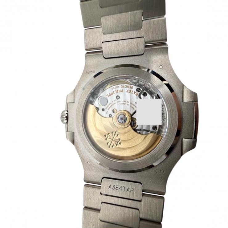 PATEK PHILIPPE パテックフィリップ 自動巻き ブルー 腕時計 5811/１G-001 K18 750 ノーチラス メンズ ブルー文字盤 保証書 余りコマ