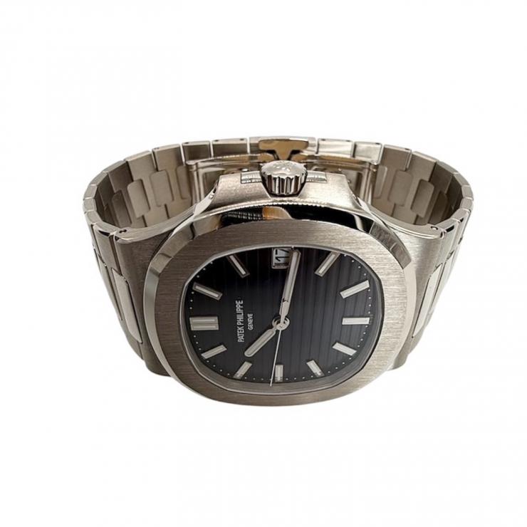 PATEK PHILIPPE パテックフィリップ 自動巻き ブルー 腕時計 5811/１G-001 K18 750 ノーチラス メンズ ブルー文字盤 保証書 余りコマ