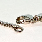 CHANEL シャネル ココマーク ハート ラインストーン 09C刻印 2009年 クルーズコレクション ネックレス シルバーカラー アクセサリー ★美品★