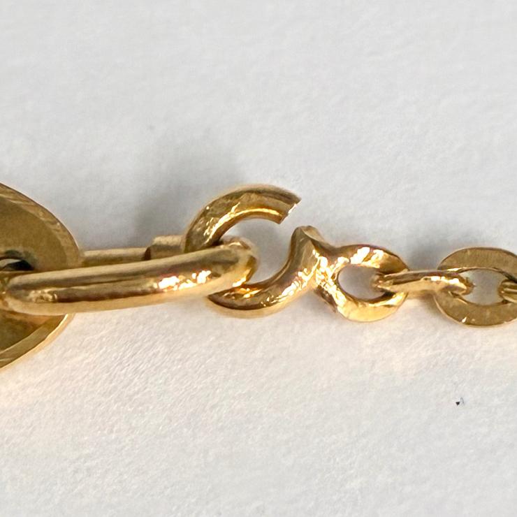 CHANEL シャネル ココマーク 376刻印 ヴィンテージ ネックレス アクセサリー ゴールドカラー ★美品★