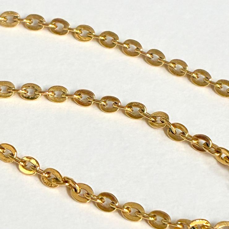 CHANEL シャネル ココマーク 376刻印 ヴィンテージ ネックレス アクセサリー ゴールドカラー ★美品★